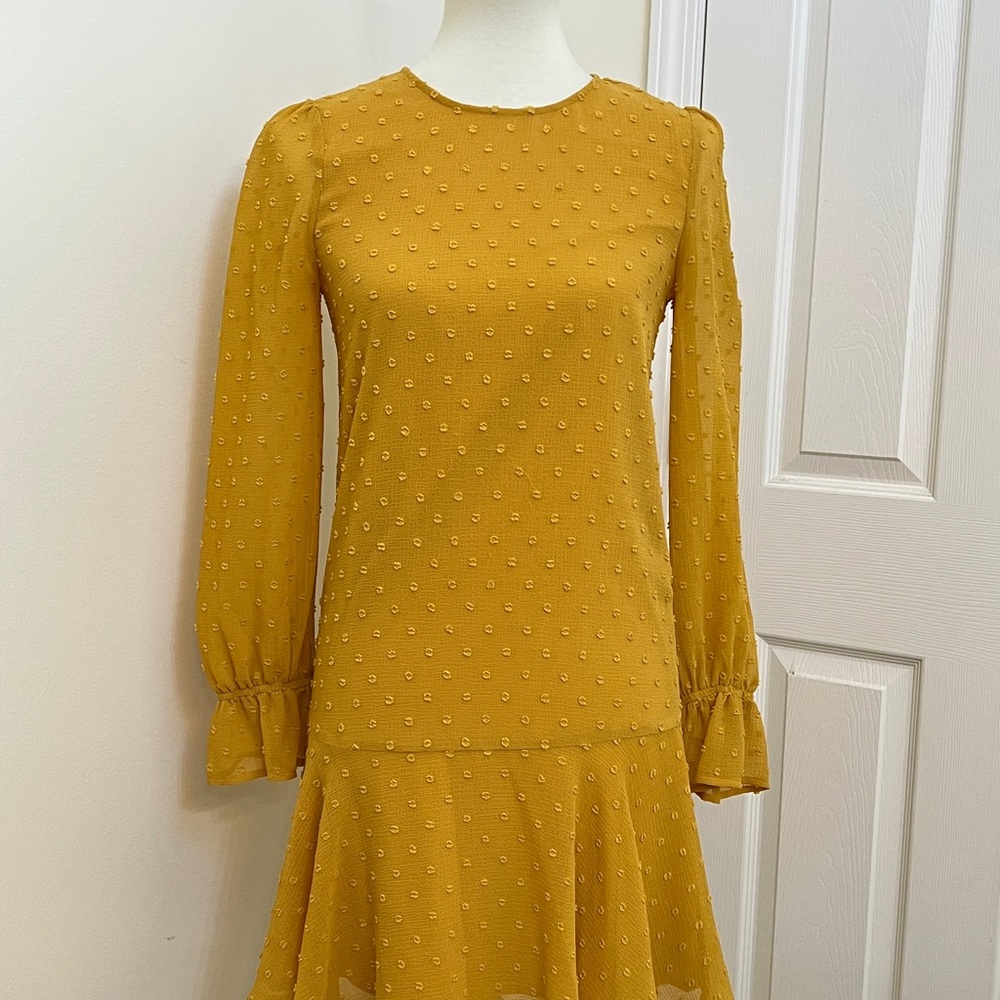 Gianni Bini Swiss Dot Sheath Dress, XS - Picture 3 of 9